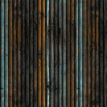 Dundee Deco PJ2210 Charcoal, Blue, Orange Faux Wood 3D Wall Panel, Peel and Stic - £10.01 GBP+