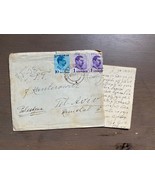 Antigua portada coleccionable con carta de Rumania a Palestina 1939 - $16.59 CAD