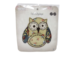 Sew Little Time Fabric Applique - New - Owl - $6.99