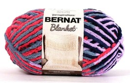 1 Count Yarnspirations 10.5 Oz Bernat Blanket 10927 Tourmaline Polyester Yarn - £14.93 GBP