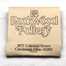 Rookwood Pottery Vintage Matches Matchbook Cincinnati Ohio - £9.33 GBP