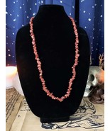 34&quot; Continuous Strand of LiDiex Glassworks Goldstone Chip Necklace Voodo... - £34.53 GBP