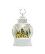 LED Snow Globe Ball with Woodland Deer Scene 11.5&quot;H - $121.10 CAD