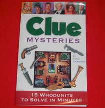 Clue Mysteries 15 Whodunits To Solve In Minutes Paperback Book of Games - £6.99 GBP