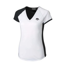NCAA Iowa Hawkeyes Womens Short Sleeve Presley V-Neck Tee, Smalll - $224.48 MXN