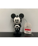 *Mickey Mouse* ~ 2021 Hallmark Heart Ornament ~ Black ~ Super Cute! ~ New ~ - $198.43 MXN