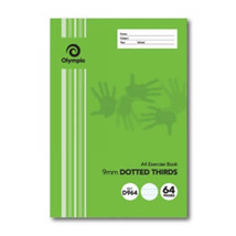 Olympic A4 9mm Dotted Thirds Exercise Book 20pk - 64page - $47.81