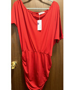 Anxihanee Red Women&#39;s Dress Scrunched - $51.00