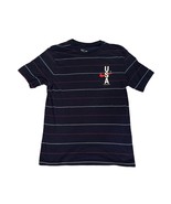 Mens Nike Olympic T-Shirt Striped Small embroidered USA - £15.57 GBP