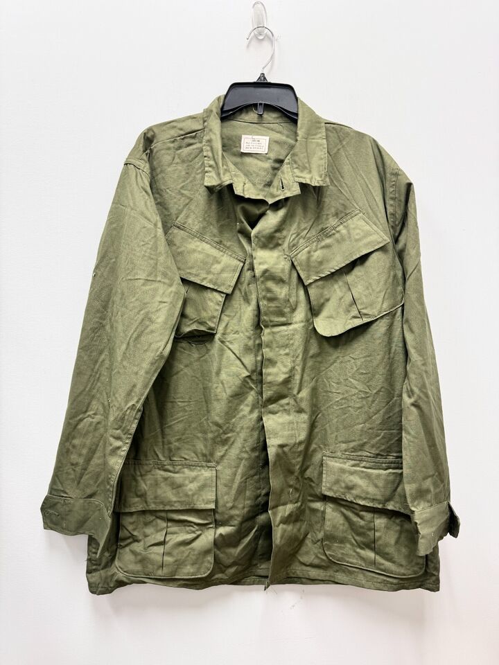 1969 COAT MAN&#39;S COTTON WIND RESISTANT RIP STOP POLIN OG 107 JACKET- LARG... - $233.75