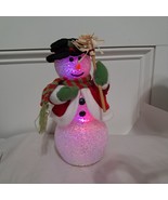 Vintage Avon Chilly Sam LIGHT UP Snowman dances animated popcorn Christm... - $855.30 MXN