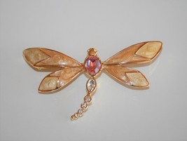 KJL for Avon Natures Treasures Enamel Dragonfly Brooch J427 - £19.18 GBP