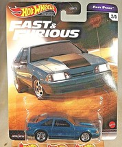 2021 Hot Wheels Fast &amp; Furious Fast Stars 2/5 &#39;92 FORD MUSTANG Teal w/Real Rider - £11.64 GBP