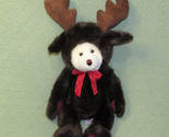 17&quot; RUSS BROOSE TEDDY BEAR MOOSE COSTUME Stuffed Animal Reindeer Plush B... - $22.50