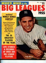 Who&#39;s Who In The Big LEAGUES-1955-DELL-INFO-STATS-YOGI BERRA-WORLD SERIES-nm - £83.99 GBP