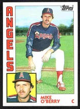 California Angels Mike O&#39;Berry 1984 Topps #184 nr mt ! - £0.39 GBP