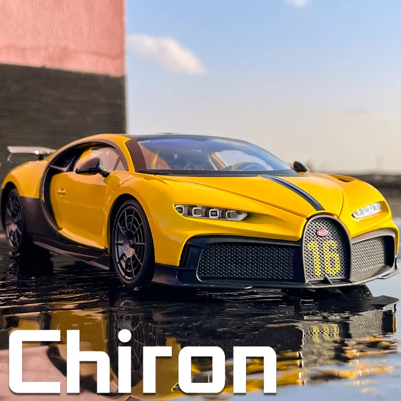 1:18 BUGATTI Chiron PUR SPORT Alloy Sports Model Diecasts Metal Racing Super Car - £33.91 GBP