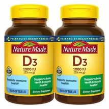 Nature Made Vitamin D3 1000 IU (25 mcg) Softgels, 2 pk./600 ct. exp: 08,... - $29.69