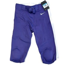 Nike Football Practice Pants Mens Size Medium Knee Pads Purple White AO4... - £17.78 GBP