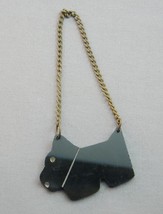 Vintage Figural Carved Lucite Scottie Scotty Dog SCOTCH Liquor Tag - £23.97 GBP