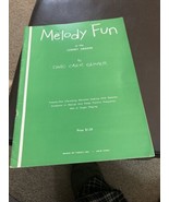 Lowery Organ Music Book 1958 Melody Fun by David Carr Clover 32 Pages - £3.93 GBP