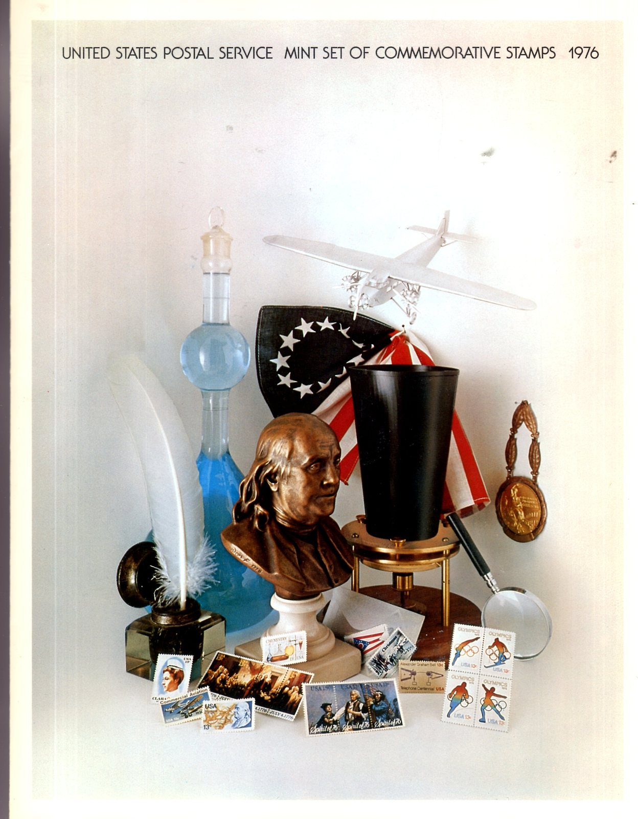 Stamps  U S P S 1976  - USPS Mint Set Of Commemorative Stamps - $11.90