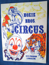 1973 Hoxie Bros. Circus Magazine &amp; Program - NICE! - £7.77 GBP