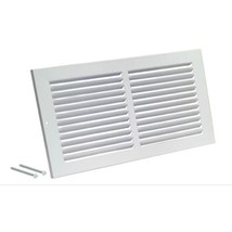 EZ Flo Return Air Grille Vent Cover White Finish 61628 All Steel 14in x 6in - £7.27 GBP