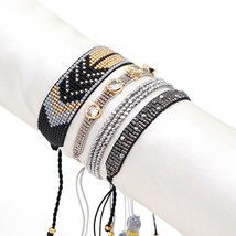 Bracelets Set Classic Luxury Jewelry Accessories Handmade Jewellery Arrow Patter - £30.83 GBP