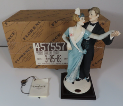 Guiseppe Armani Sculture &quot;Moulin Rouge&quot; Dancing Couple 1303C 9.75&quot; 1998 Statue - £198.53 GBP