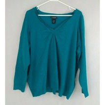 Lane Bryant Long Sleeve Green Shirt Size 22/24 - £8.23 GBP