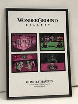 Disney WonderGround Ghastly Haunts Haunted Mansion Postcard Set by McBiff - £31.50 GBP