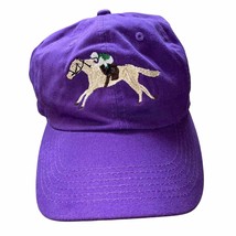 Newhattan Jockey Equestrian Horse trainer hat one size fits all purple u... - $17.51