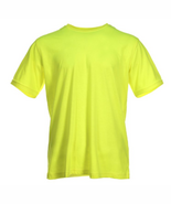 Blue Mountain YMK-1041 Men&#39;s Short Sleeve T-Shirt, Safety Yellow, 3XL - $30.22 CAD
