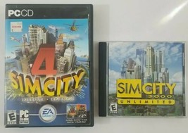 Sim City 4 Deluxe Edition - Sim City 3000 Unlimited PC Game Bundle - £11.70 GBP