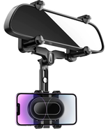 Rearview Mirror Phone Holder for Car,360°Rotatable and Retractable Multi... - $222.97 MXN