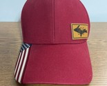 906 Upper Michigan Peninsula Patriotic Red With Flag Adjustable Hat Outd... - $11.75