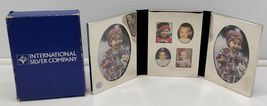 W) International Silver Company Silver Tone Triple Slide Tabletop Photo ... - $9.89