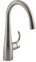 *Kohler 22034-VS Simplice Single-Handle Bar Faucet - Vibrant Stainless *READ* - £123.97 GBP