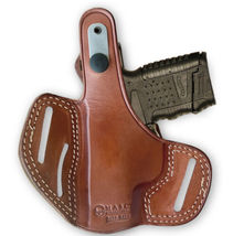 Fits WALTHER P5 Com 3.42”BBL Pancake Leather Belt Holster With 3 Slot #1088# RH image 11