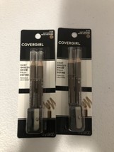 Covergirl Easy Breezy Brow Fill + Define Eye Brow Pencils 510 Soft Brown 2 Pack - £4.64 GBP