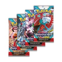 Pokemon TCG: Scarlet and Violet: Paradox Rift Booster Pack Art Bundle (4 packs) - £18.85 GBP