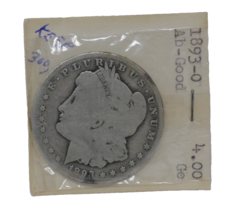 1893-O New Orleans Mint Silver Morgan Dollar (B) - $599.99