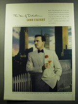 1949 Lord Calvert Whiskey Ad - John Loder photo by Valentino Sarra - £14.55 GBP