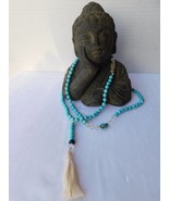 Blue Turquoise Light and Truth 108 Beads Japa Mala - $54.54