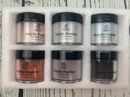 Acrylic Powder Nail Kit Bridesmaid Beauty 6 Colors Acrylic Nails Profess... - $20.19