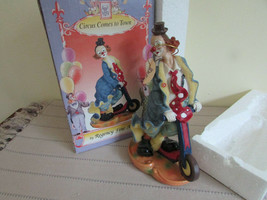 Vtg Regency Fine Arts Circus Comes To Town Clown Figurine 7" Uk Mib - $5.89
