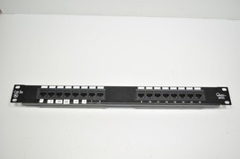 Quest Rack Montage Patch Panneau 16 Canal Prise Chat 5e Pn # - NPP-1016 - $57.11