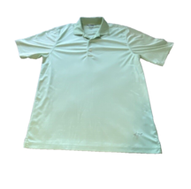 Greg Norman ML75 Golf Polo Shirt  Mens Large Stretch Play Dry Green Short Sleeve - £6.73 GBP