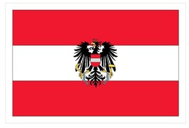 Austria Flag Sticker Decal F40 - £1.46 GBP+